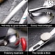 thumbnail image 3 of Juego de utensilios de cocina de acero inoxidable de primera calidad - Utensilios de cocina resistentes al calor de 2 piezas - Utensilios de cocina, 3 of 5