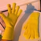 thumbnail image 5 of Guantes de invierno con 2 dedos, diseño expuesto, forro polar acrílico, Color puro, guantes largos de punto para invierno, para exteriores e interiores, 5 of 8