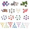 thumbnail image 3 of Dados poliédricos de doble color, juego de mesa de 7 piezas para RPG, mazmorras y dragones, DND, RPG, MTG, D20, D12, D10, D8, D6, D4, 3 of 4