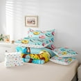 YST Colorful Donuts Sheet Set with Comforter 7 Piece King Sweet Dessert