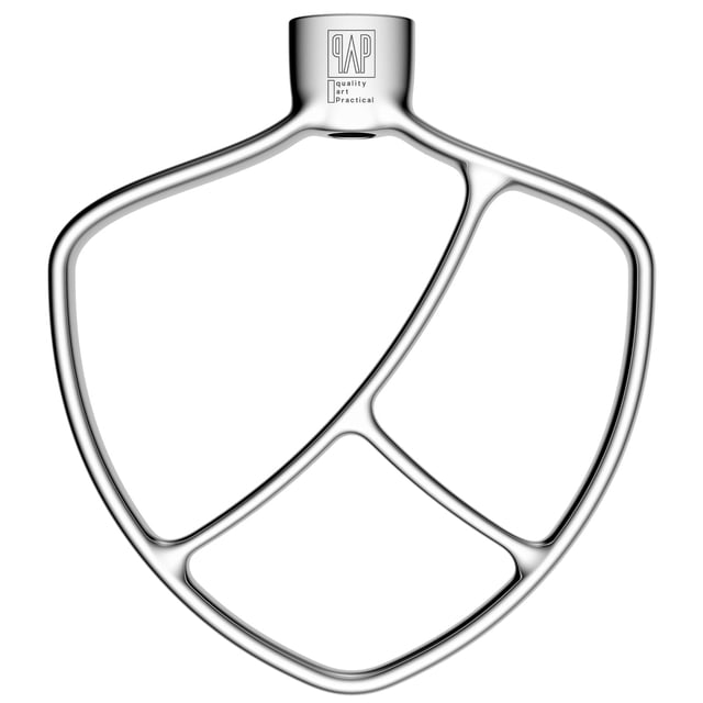Batidor plano de repuesto QaP para KitchenAid 5 Plus/6 Qt