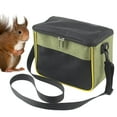 thumbnail image 3 of Draagbare Hamster Carrier Pouch Schoudertas met Verwijderbare Mat Cavia Reistas Green, 3 of 8