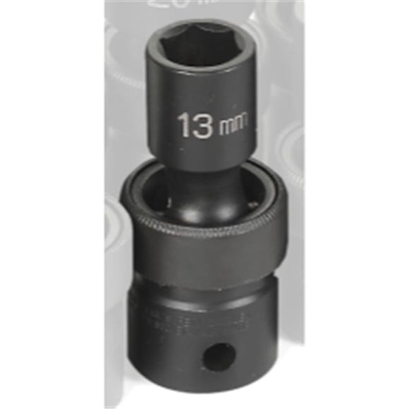 GRE2013UM Douille d'Impact Universelle Standard Grise Pneumatique.50 Po. d'Entraînement x 13 mm