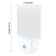thumbnail image 2 of LED Motion Sensor Night Light Energy Saving LED Night Lamp Plug in Motion Sensor Lights White Light Motion Activated LED Night Light Intelligent Light-Control Nightlight for Hallway, 2 of 6