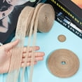 thumbnail image 3 of 1Bag 4 Rolls 3 Sizes Burlap Fabric Ribbon for Craft Making Tan 1/4 inch(6mm)~ 1-1/4 inch(30mm) 10m/roll, 3 of 7