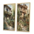 thumbnail image 3 of Designart "Country Cottage Entry Rustic Charm IV" Farm Framed Wall Art Set Of 2 - Country White Framed Canvas Set For Living Room Decor, 3 of 6