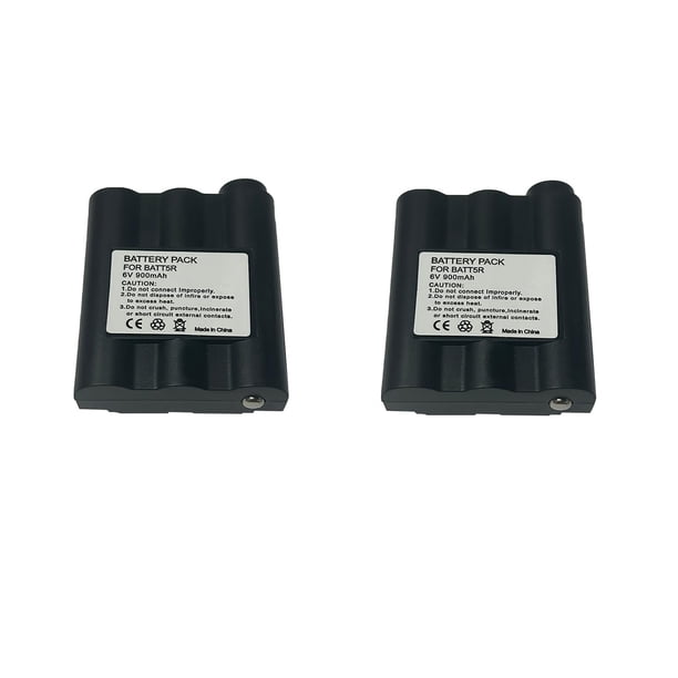 Paquete de baterías recargables 6V 900mAh para Walkie Talkie GXT