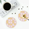 thumbnail image 4 of Kdxio Rabbit And Chick Funny Coasters,4 Pcs Leather Coasters,Housewarming Gifts,Protect Furniture from Water Marks Scratch and Damage, 4 of 8