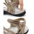 thumbnail image 3 of Sandalias de senderismo UBFEN para mujer, deportivas, color caqui, talla 8, 3 of 7