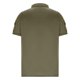 thumbnail image 4 of Camisetas Elvqul de Hombre Verde del Ejército Playa Manga Corta Liso con Solapa Botones, 4 of 5