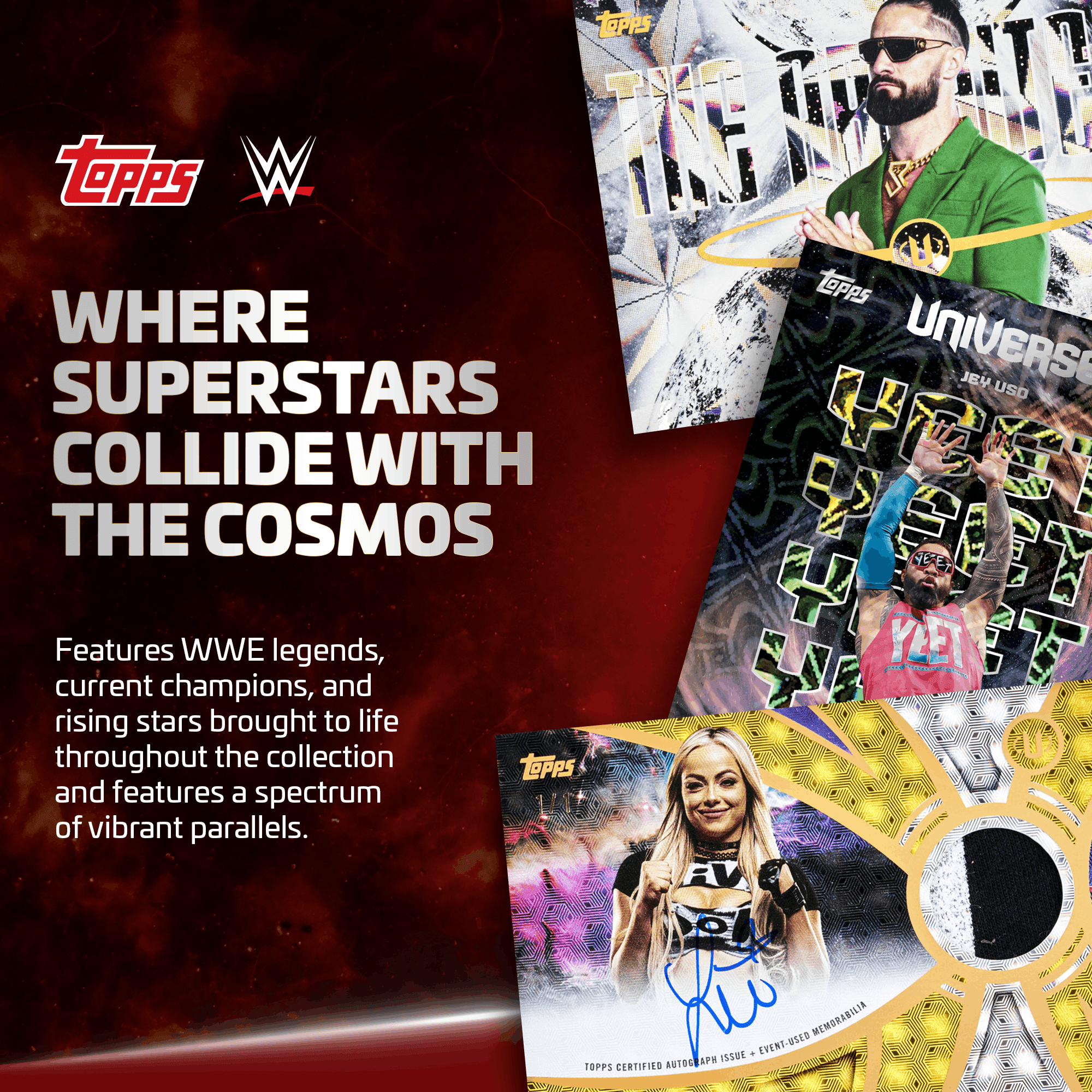 2026 Topps WWE Universe Trading Cards Mega Box