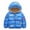 Blue, variant on Fesfesfes Toddler Baby Boys Girls Fall Winter Fleece Padded Jacket Hooded Zip Jacket Coat Under $10
