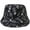 J890-Black-Fish, variant on Reversible Bucket Hat For Men Women Summer Travel Beach Outdoor Fishing Hat 100% Cotton - J895-White