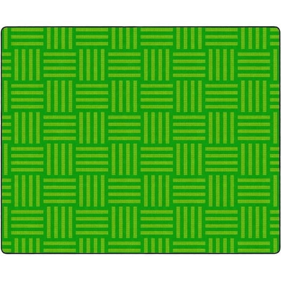 Flagship Carpets FE383-58A 10 ft. 9 x 13 ft. 2 Hashtag Tone on Tone Rug, Lime - Rectangle