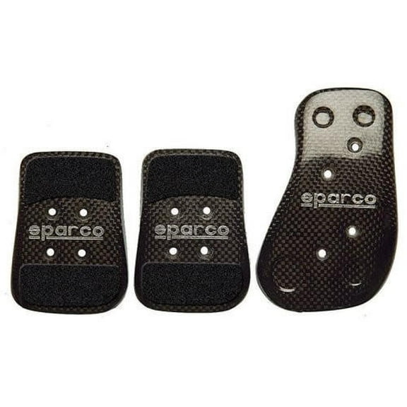 SPARCO 03783L Carbon Fiber Pedal Set Universal
