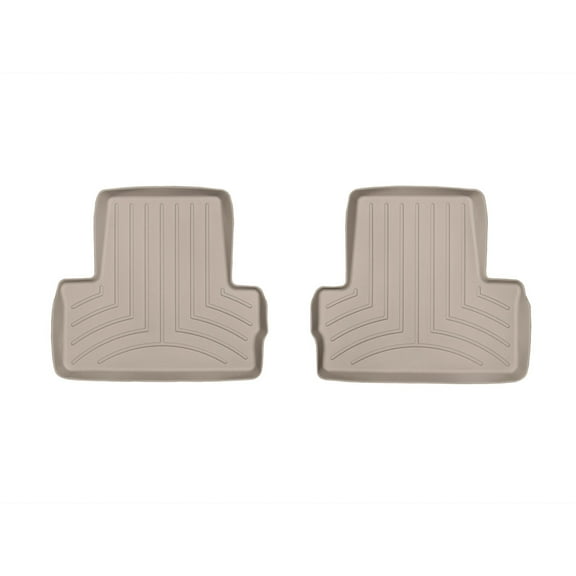 WeatherTech Custom Fit FloorLiners compatible with Volt, ELR - 2nd Row (2-Piece Liner), Tan