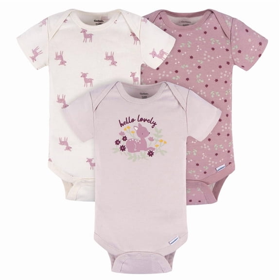 Set Gerber 3 Pañaleros Multicolor Niña Talla 0-3M
