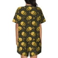 thumbnail image 3 of Naloa Cute Cartoon Bees Women's Short-Sleeved Pajama Set, Loungewear, Summer pajamas, Breathable Cozy - Large, 3 of 9