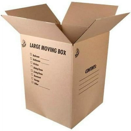 Duck Tape Kraft Box, 18" x 18" x 24", 2 Pack