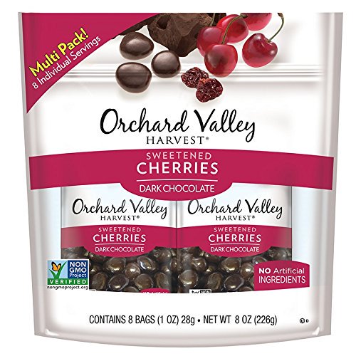 Orchard Valley Harvest, Dark Chocolate Cherries, 8 ct, 1 oz Walmart
