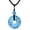 02-Turquoise, variant on Turquoise/Lapis Lazuli/Tiger Eye/Malachite/Moonstone Necklace for Women Men, Gemstone Pendant Necklace Jewelry Gift for Women Men, Birthday, Anniversary, with 18+2inch Leather Rope Chain