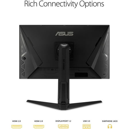 ASUS - TUF Gaming VG27AQL1A 27" LCD Widescreen Adaptive Sync Gaming Monitor (HDMI, DisplayPort) - Black