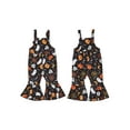 thumbnail image 2 of BemeyourBBs Toddler Baby Girls Bell Bottoms Romper Halloween Tie Up Overall, 2 of 9