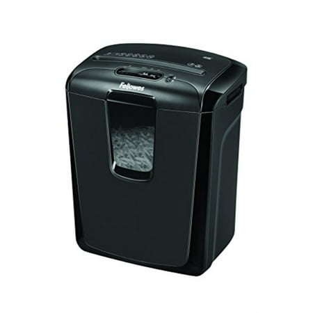 Fellowes Powershred 49C 8-Sheet Cross-Cut Paper and Credit Card Shredder (4605801), Black
