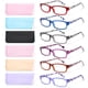 thumbnail image 1 of Gafas de lectura Gaoye para mujer y hombre, paquete de 6 con funda azul claro, 1 of 5