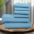 thumbnail image 6 of 1800 Count 6 Piece Bedsheet Set Extra Soft Deep Pocket Hotel Bed Sheets, 6 of 12