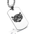 thumbnail image 1 of Stainless Steel Year of the Tiger Zodiac Dog Tag Pendant Necklace, 1 of 3