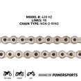 thumbnail image 4 of Niche 420 Drive Chain 98 Links Non O-Ring with Master Link Motorcycle 519-CDC2218H, 4 of 7