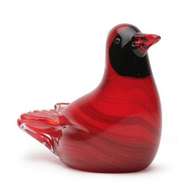 Dynasty Gallery Decorative Glass Red Cardinal