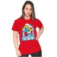 thumbnail image 3 of Smurfette Cartoon American Cutie USA Women's T Shirt Ladies Tee Brisco Brands S, 3 of 5