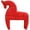 Red, variant on Wiywef Wooden Horse Ornament, Carved Horse Table Decoration Home Horse Artwork Decor For Living Room Office Indoor