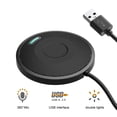thumbnail image 4 of Micrófono USB U2 de 360° omnidireccional para grabación, llamadas, transmisiones y reuniones con silencio automático y diseño en negro., 4 of 6