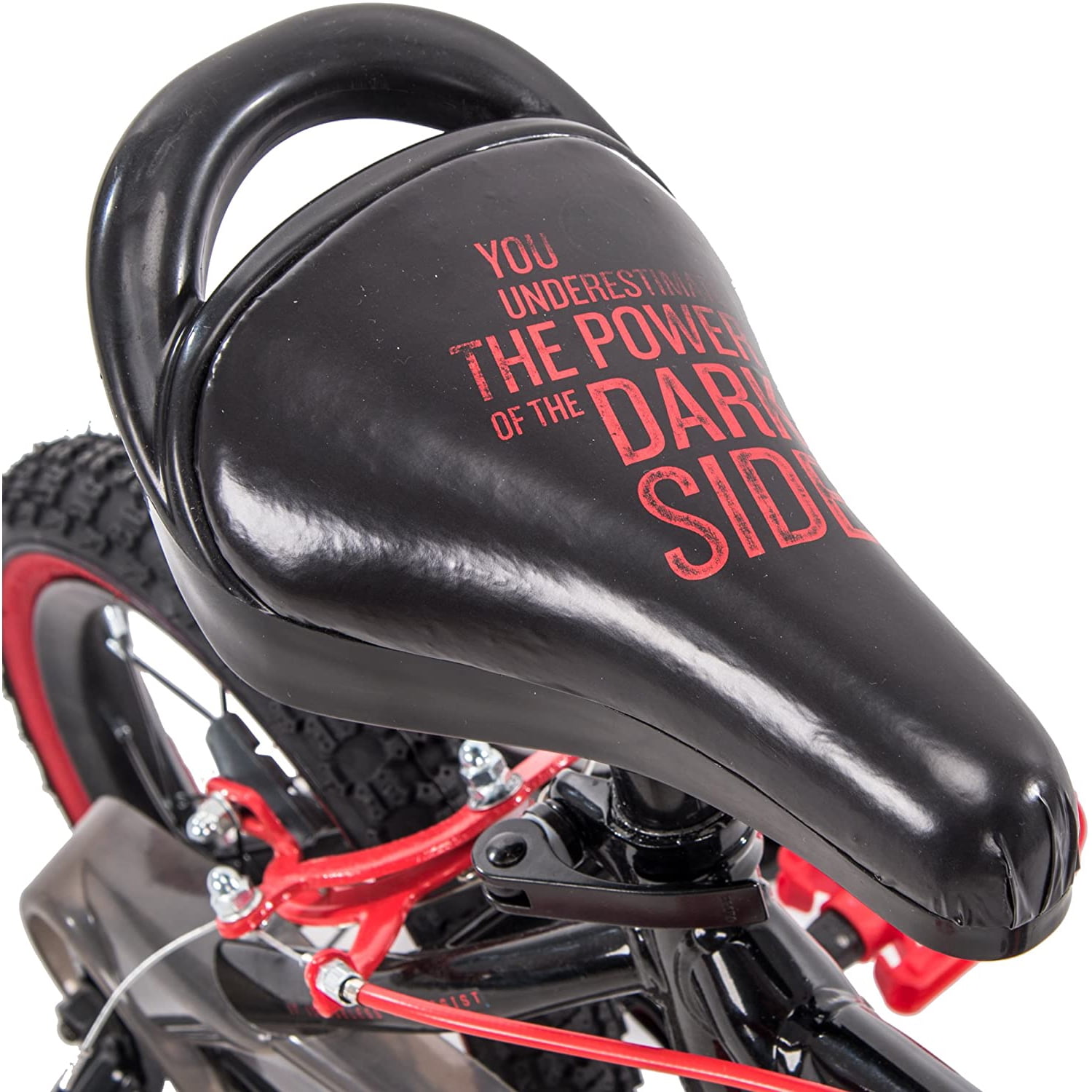 Used Huffy Star Wars Darth Vader 12 Inch Toddler Bike with Training Wheels
