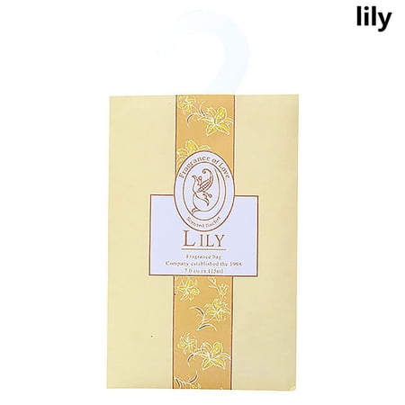 1PC Lavender Prevent Mildew Dehumidification Flower Perfume Air Fresh Scent Bag Wardrobe Supplies Car Air Freshener Incense Sachet LILY
