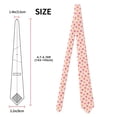 thumbnail image 3 of Naloa Starfish Print Solid Color Tie Formal Necktie for Men，Suitable for business, daily life, work, 3 of 5
