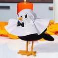 thumbnail image 5 of Halloween standing bird statue, ghost bird statue, black, 5 of 5