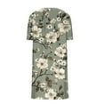 thumbnail image 3 of Youyipin womens dresses Floral Block Print Sleepwear Dress Sleepwear Maxi Beige Cotton Ethnic Beach cover up nightwear Caftan Dress Plus Size summer dresses for women 2025, 3 of 4