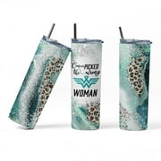 Ovarian Cancer Picked the Wrong Woman - 20 oz. Skinny Tumbler