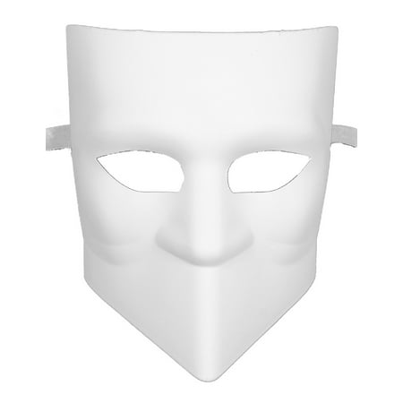 bauta masquerade mask white craft masks plastic walmart com