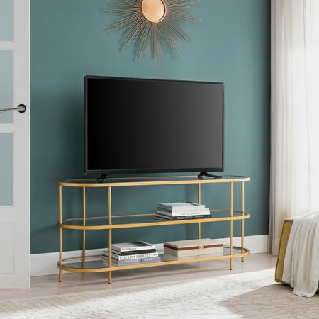 Camden&Wells - Leif TV Stand for TVs Up to 60" - Brass