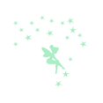 thumbnail image 1 of Cartoon Luminous Switch Sticker Glow in the Dark Wall Stickers Home Decor, 1 of 4