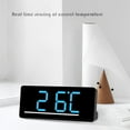 thumbnail image 4 of Digital Alarm Clock with Date and Temperature Display - Multi-Function LED Clock with Auto Daylight Saving Time - Adjustable Brightness for Bedroom, Office, or Living Room - Dual Power Blahzhy, 4 of 9