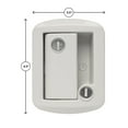 thumbnail image 4 of Global Link Classic Pro Travel Trailer Entrance Lock, White Powder Coat, 4 of 5