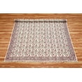 thumbnail image 4 of Casavani Handwoven Cotton Dhurrie Red Indoor Outdoor Patio Rug Bedroom, Living Room Carpets 4x6 feet, 4 of 6