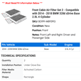 thumbnail image 2 of Front Cabin Air Filter Set 2 - Compatible with 2014 - 2018 BMW 328d xDrive Base 2.0L 4-Cylinder - Autopart Premium, 2 of 2