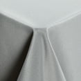 thumbnail image 3 of Kate Aurora Basics All Purpose Stain & Spill Proof Fabric Tablecloths - 6-8 Chairs, Silver/Gray, 3 of 4